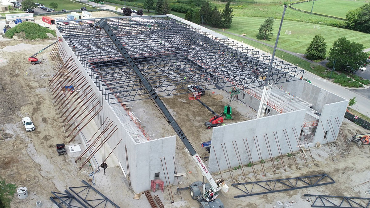 FMC natatorium longspan joists